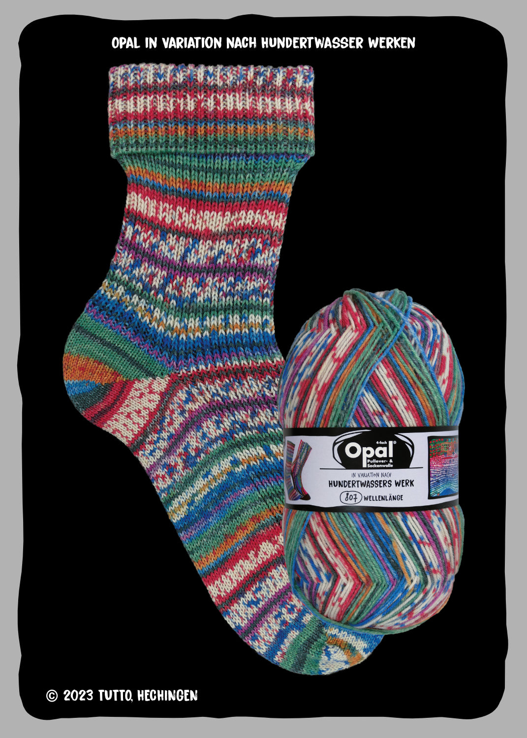 EOL - Opal Hundertwasser - 4 Ply Sock Yarn