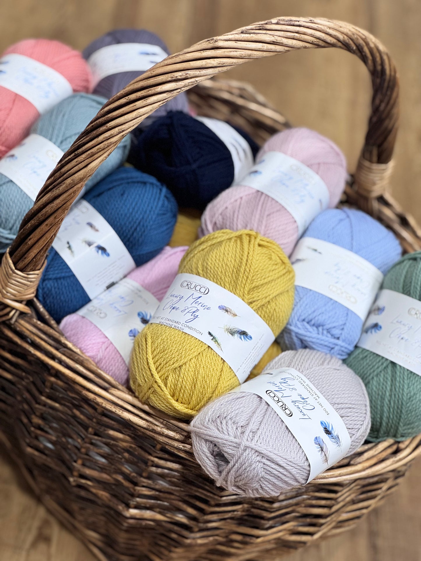 Crucci Luxury Merino Crepe 8ply Wool