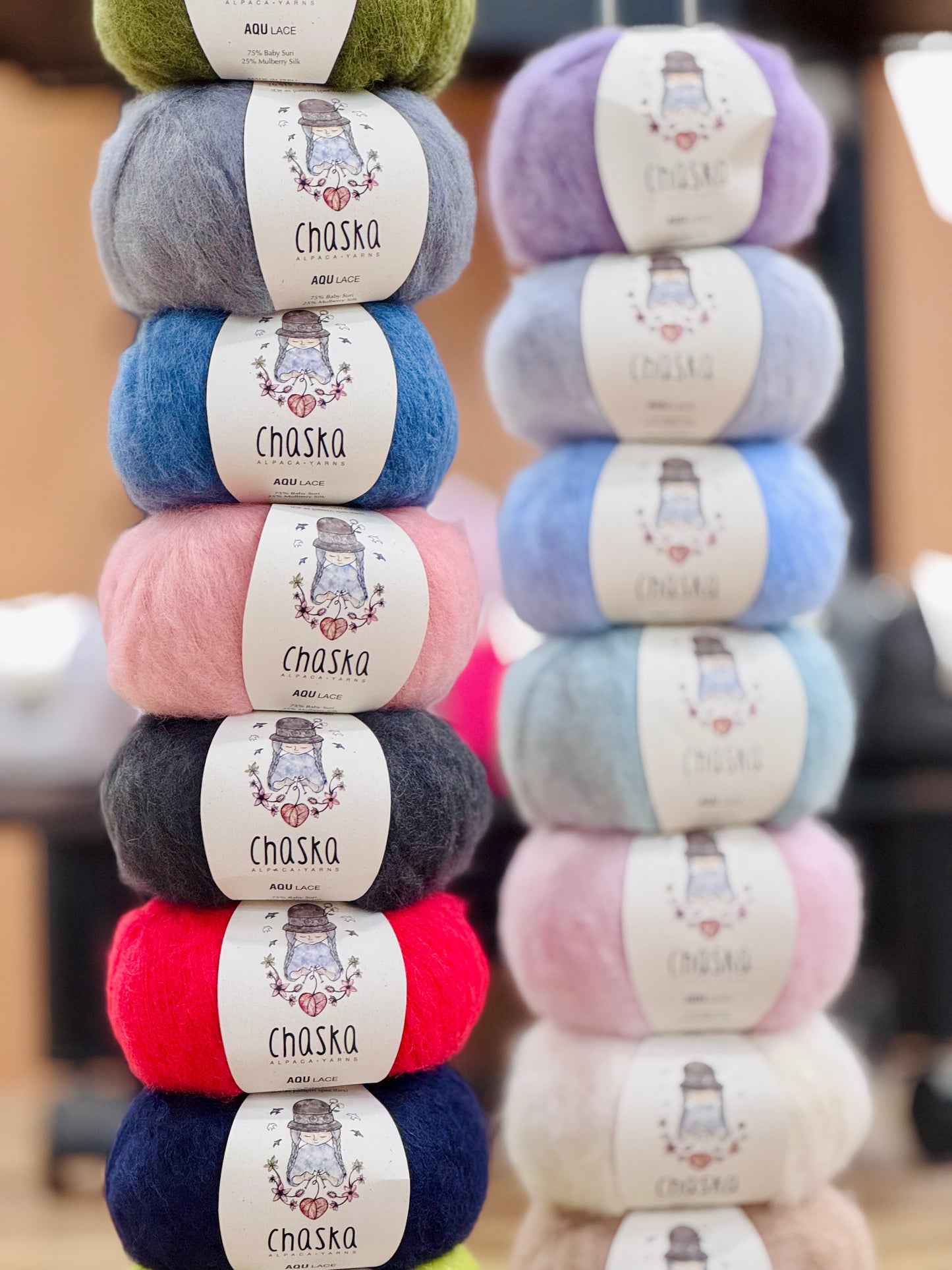 Chaska Aqu Lace - Suri Alpaca & Silk