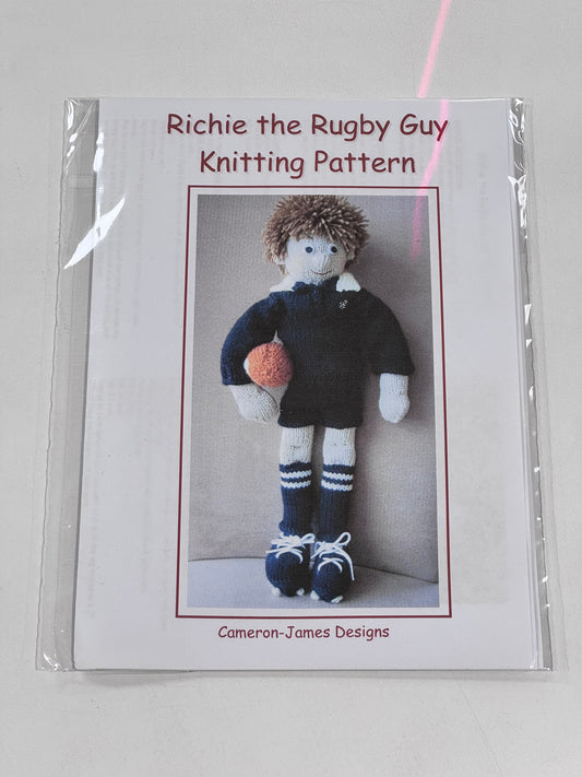 Richie the Rugby Guy - Knitting Pattern