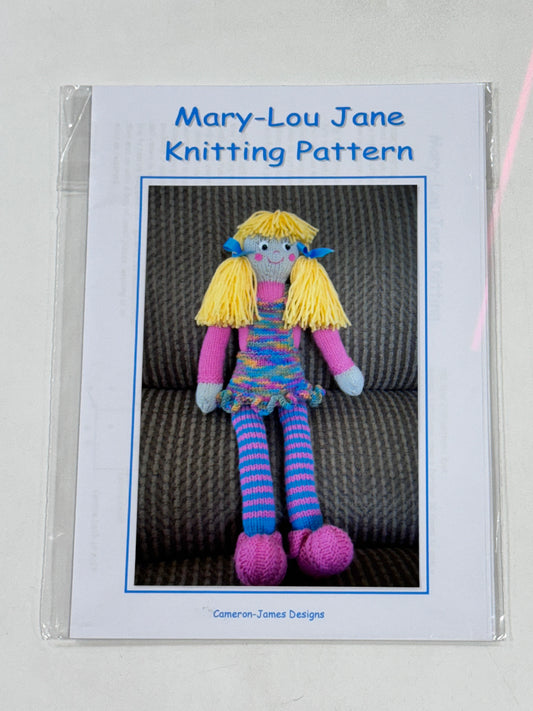 Mary-Lou Jane Doll - Knitting Pattern