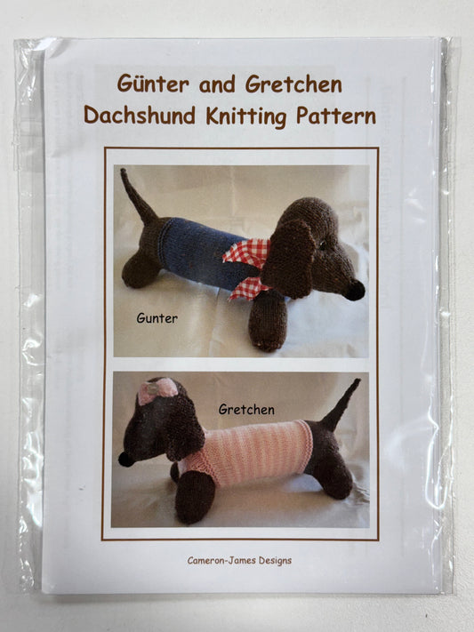 Günter and Gretchen the Daschunds - Knitting Pattern