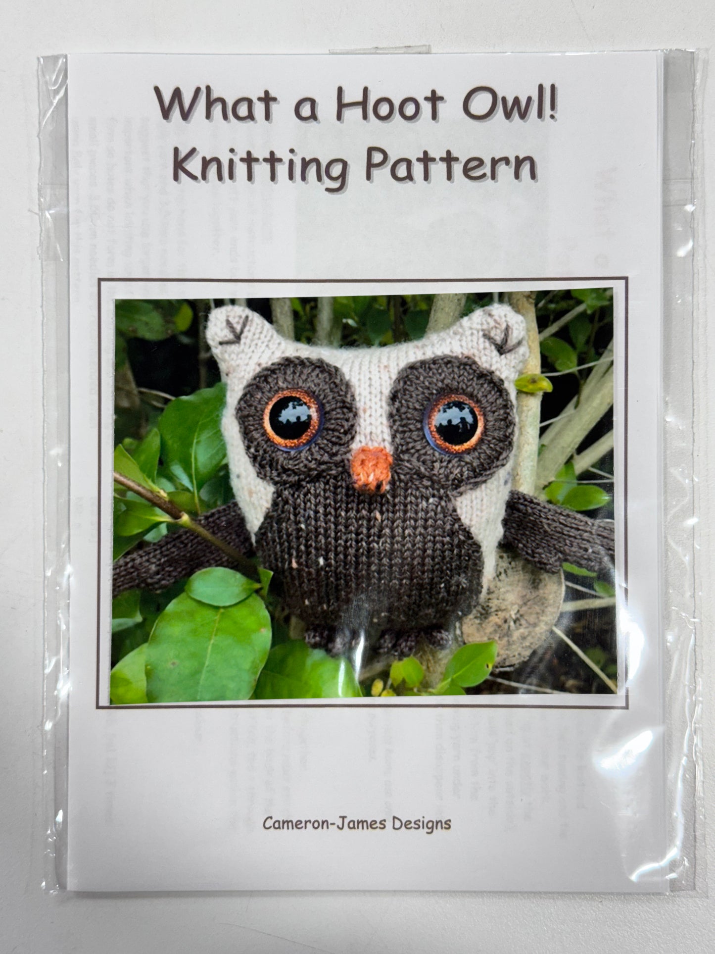 What a Hoot Owl - Knitting Pattern