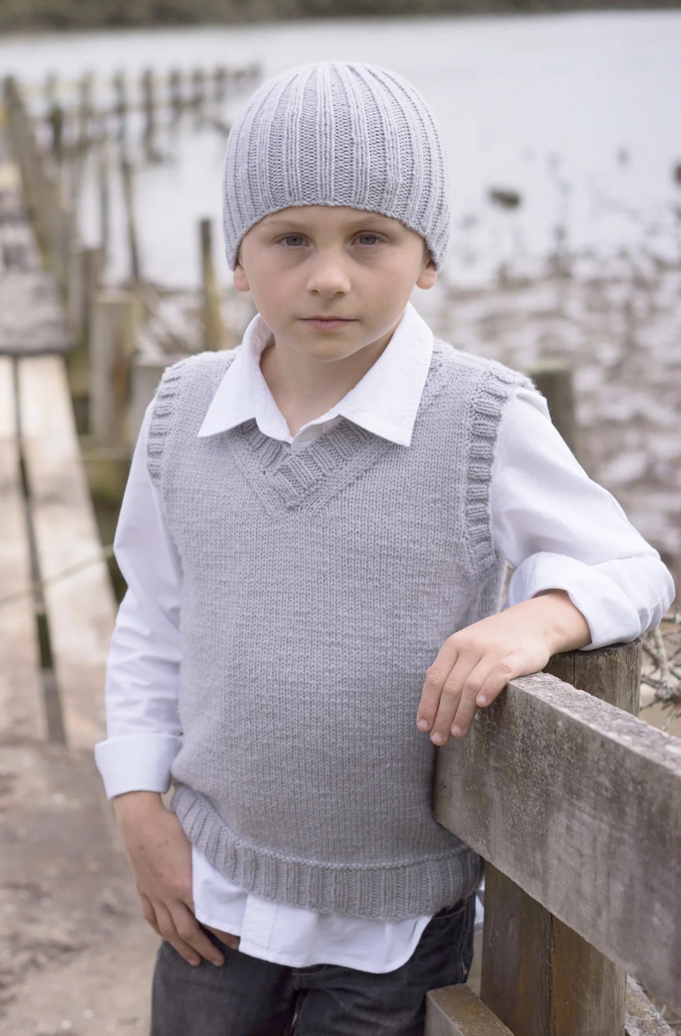 Lisa F Little Cupcakes LF27 Micah Vest and Beanie