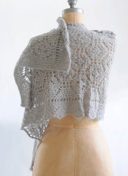 Blue Sky Pattern: Brushed Suri Wrap