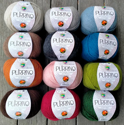 Purrino 8 Ply - 20% Possum 80% Merino
