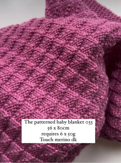 Touch Yarns - 033 - Baby Blankets Pattern