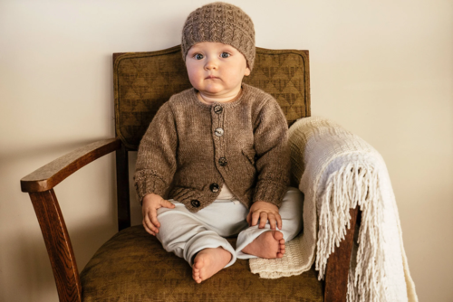 Baby Cakes - BC62 - Boston Cardi and Beanie Pattern