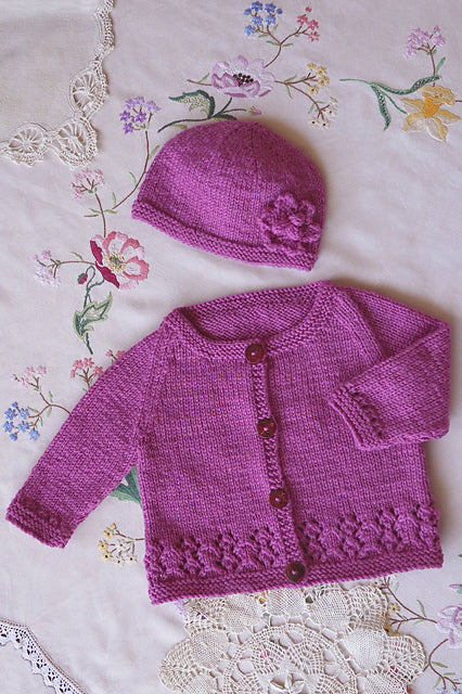 Baby Cakes - BC66 - Harriet Cardi and Hat Pattern