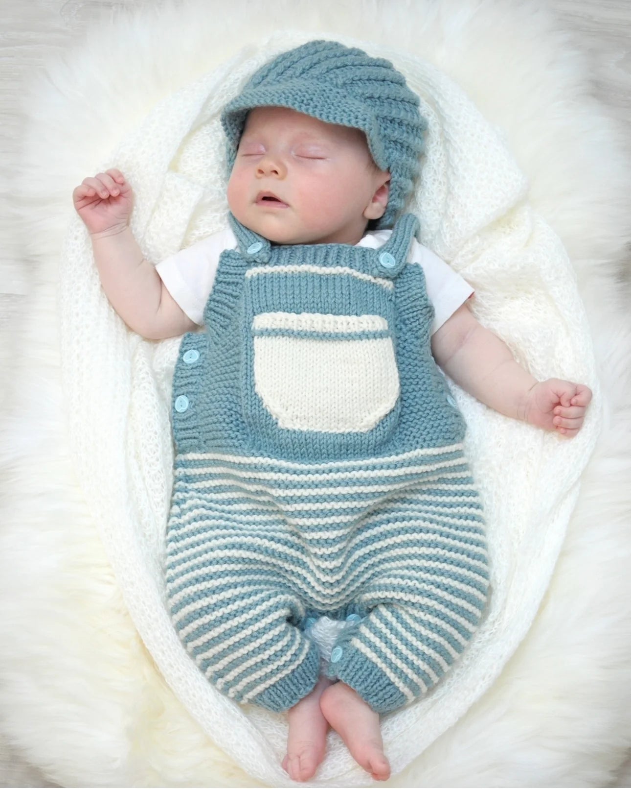 Touch Yarns - 057 - Pierre Dungarees and Cap Pattern