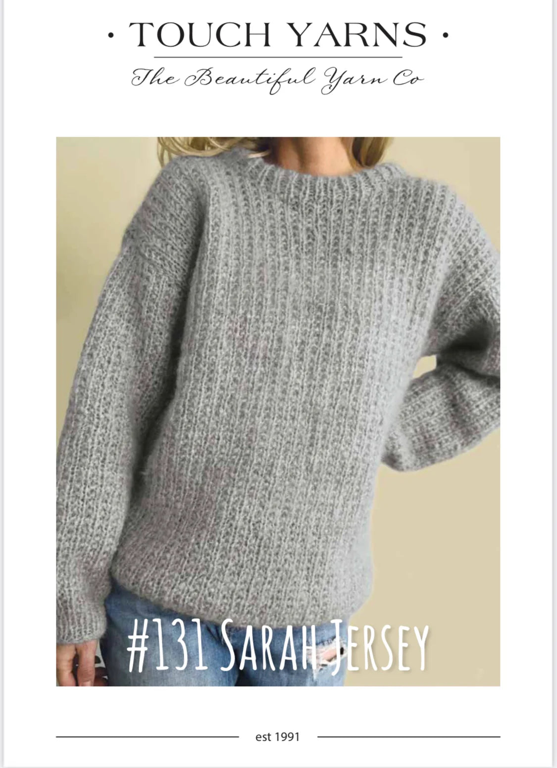 Touch Yarns - 131 - Sarah Jersey Pattern