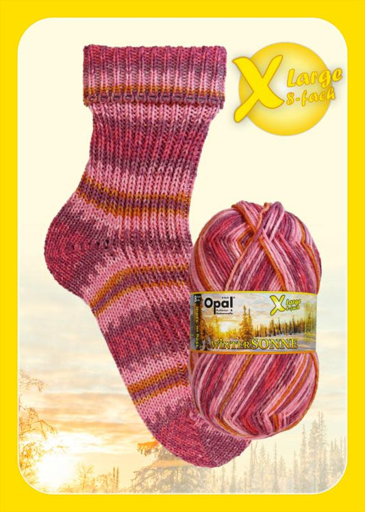 EOL - Opal Wintersonne - 8 Ply Sock Yarn