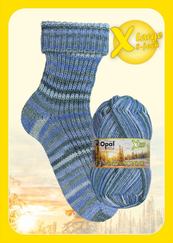 EOL - Opal Wintersonne - 8 Ply Sock Yarn