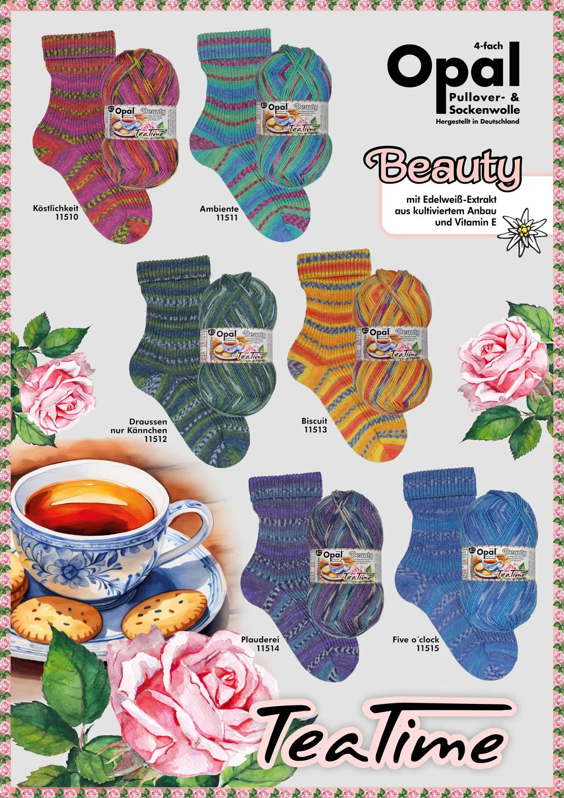 Opal Beauty "Tea Time" - Sock Yarn