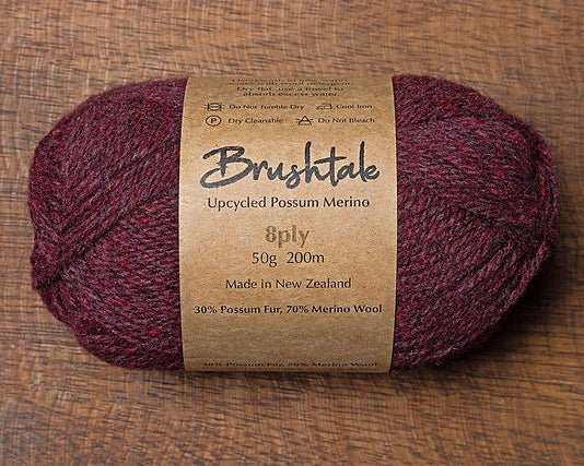 Brushtale Upcycled Possum Merino 8 Ply