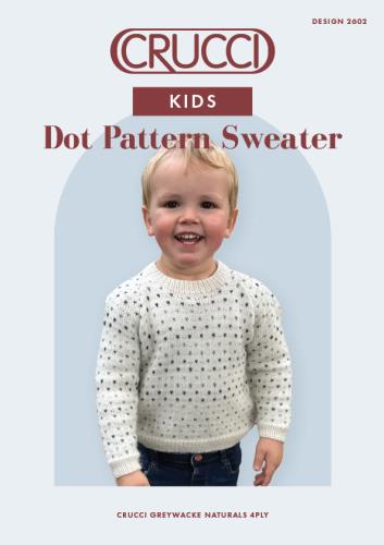 Crucci - 2602 - Dot Pattern Sweater