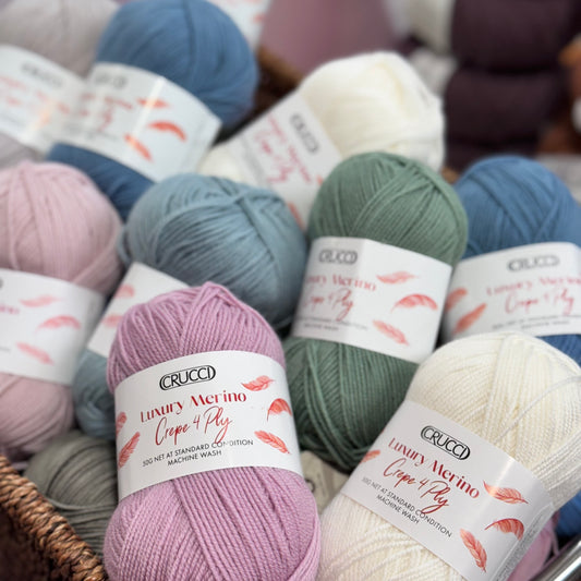 Crucci Luxury Merino Crepe 4 Ply