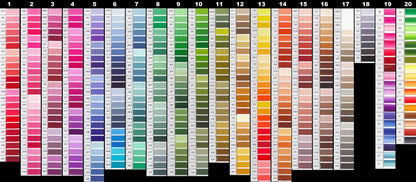 DMC Stranded Cotton Thread - Browns