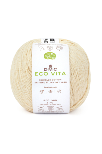 DMC Eco Vita Recycled Cotton - 8 Ply Knitting & Crochet Yarn