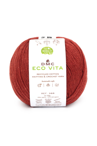 DMC Eco Vita Recycled Cotton - 8 Ply Knitting & Crochet Yarn