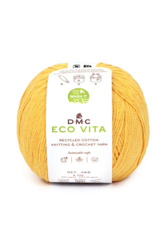 DMC Eco Vita Recycled Cotton - 8 Ply Knitting & Crochet Yarn