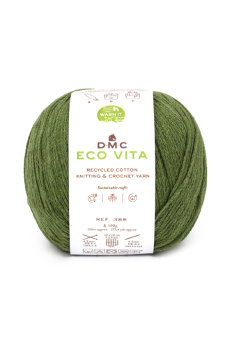 DMC Eco Vita Recycled Cotton - 8 Ply Knitting & Crochet Yarn