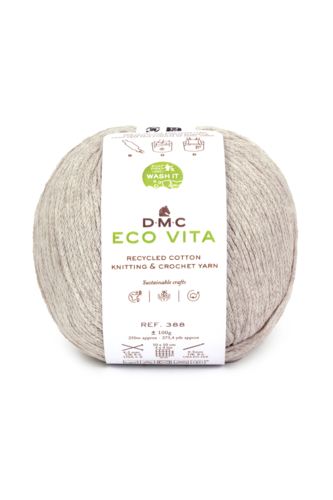 DMC Eco Vita Recycled Cotton - 8 Ply Knitting & Crochet Yarn