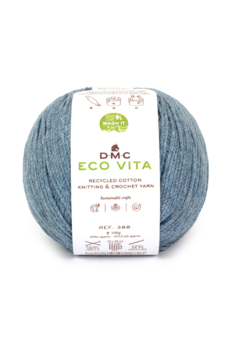 DMC Eco Vita Recycled Cotton - 8 Ply Knitting & Crochet Yarn