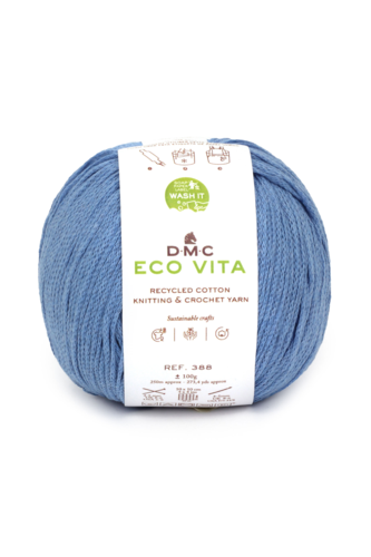 DMC Eco Vita Recycled Cotton - 8 Ply Knitting & Crochet Yarn