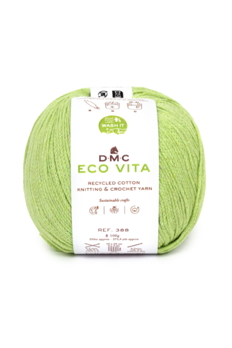 DMC Eco Vita Recycled Cotton - 8 Ply Knitting & Crochet Yarn