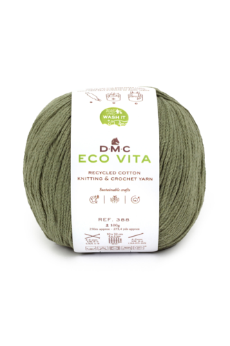 DMC Eco Vita Recycled Cotton - 8 Ply Knitting & Crochet Yarn