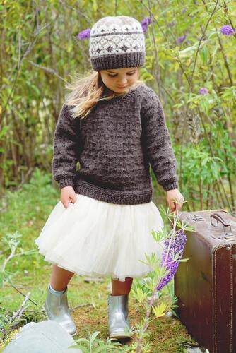 Lisa F Little Cupcakes LF37 Avery Sweater and Hat Knitting Pattern