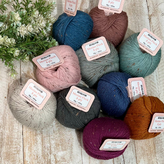 Heirloom Merino Fleck 8 Ply