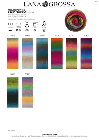 Meilenweit 100 - Lana Grossa Sock Yarn