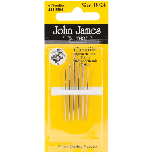 John James - Chenille Needles Size 18/24