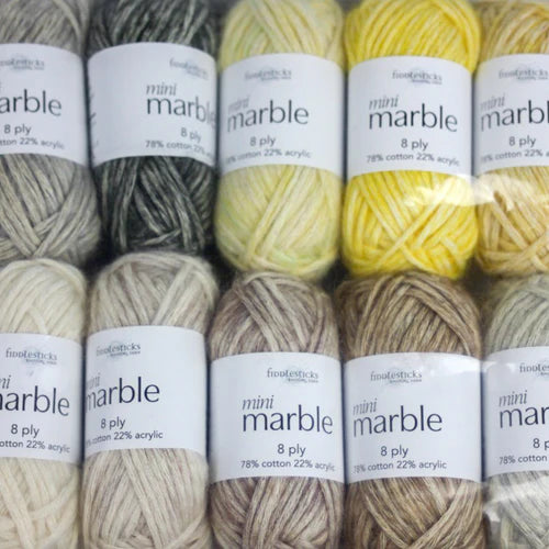 Fiddlesticks Mini Marble 8 Ply - 10 Pack