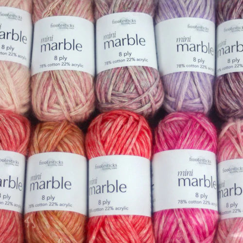Fiddlesticks Mini Marble 8 Ply - 10 Pack