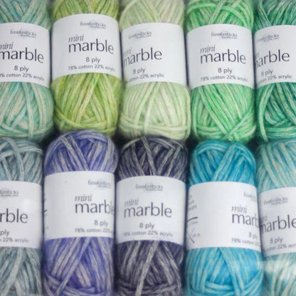 Fiddlesticks Mini Marble 8 Ply - 10 Pack