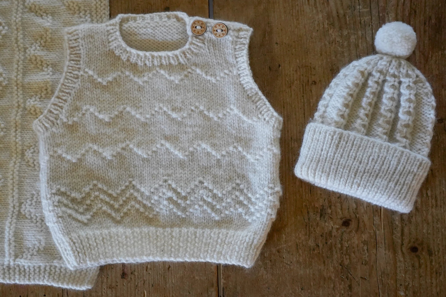 Baby Cakes - BC114 - Peyton Vest and Hat