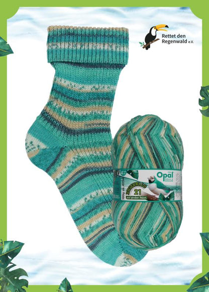 EOL - Opal Regenwald - 4 Ply Sock Yarn