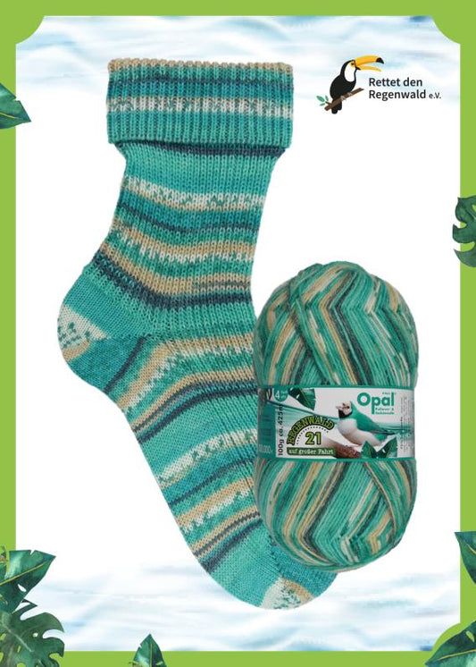 EOL - Opal Regenwald - 4 Ply Sock Yarn
