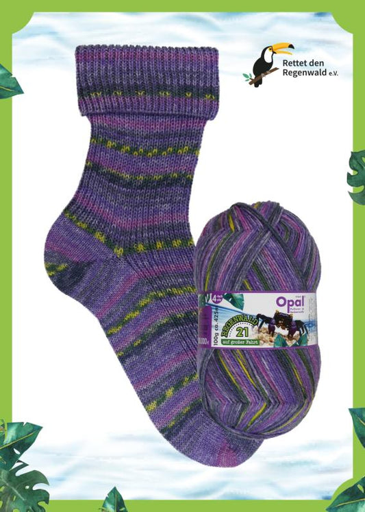 EOL - Opal Regenwald - 4 Ply Sock Yarn