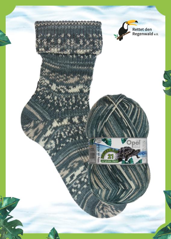 EOL - Opal Regenwald - 4 Ply Sock Yarn