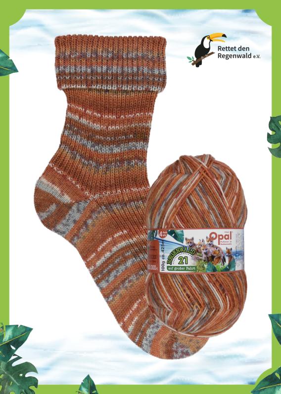 EOL - Opal Regenwald - 4 Ply Sock Yarn