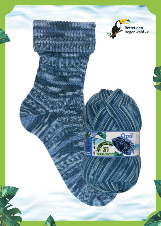 EOL - Opal Regenwald - 4 Ply Sock Yarn