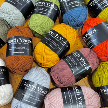 Touch Yarns 8 Ply Merino