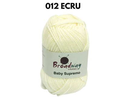 Broadway Yarns: Baby Supremo - 100% Merino - 4 Ply