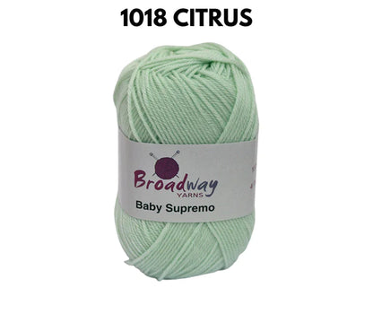 Broadway Yarns: Baby Supremo - 100% Merino - 4 Ply