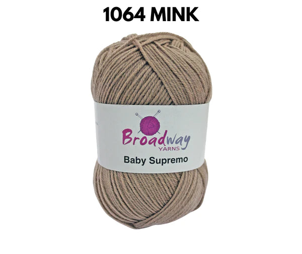 Broadway Baby Supremo 4 Ply 100% Superfine Merino