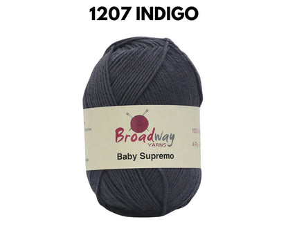 Broadway Yarns: Baby Supremo - 100% Merino - 4 Ply